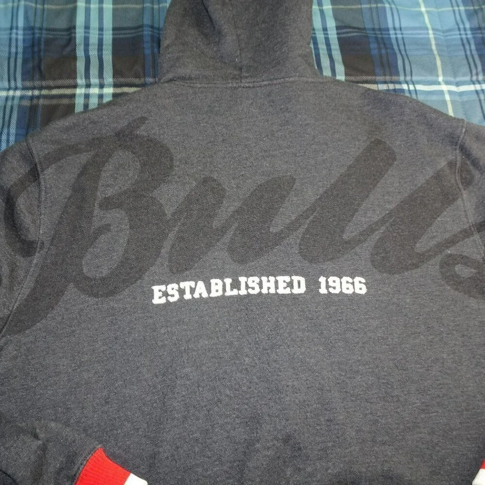NBA Chicago Bulls Gray Unk Jacket Size Large